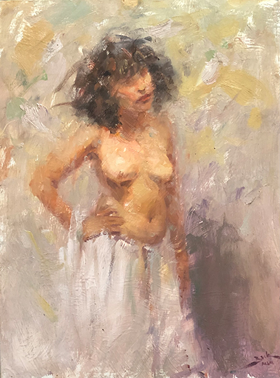 Jodie, 16 x 12", Oil, © Dan Beck