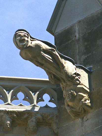 Gutter Spout, Carcassonne.©J.Hulsey