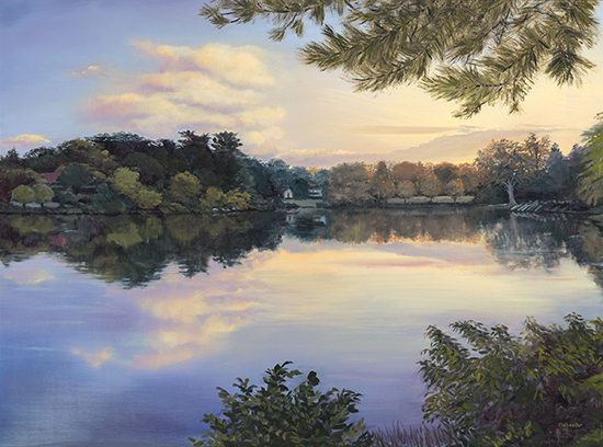 Beaver Lake, Oil, © Cindy Wheeler