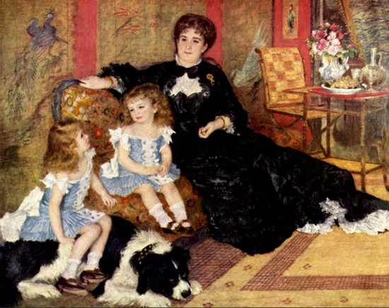 Madame Georges Charpentier and Her Children, 1878, Pierre-Auguste Renoir