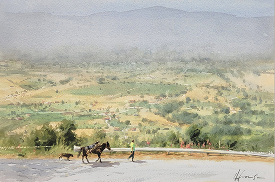 Old Ways, 15 x 22", Watercolor, © Andy Evansen