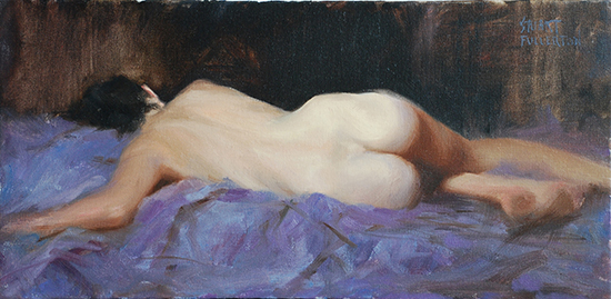 Violet Dreams, 12 x 24", Oil, © Stuart Fullerton