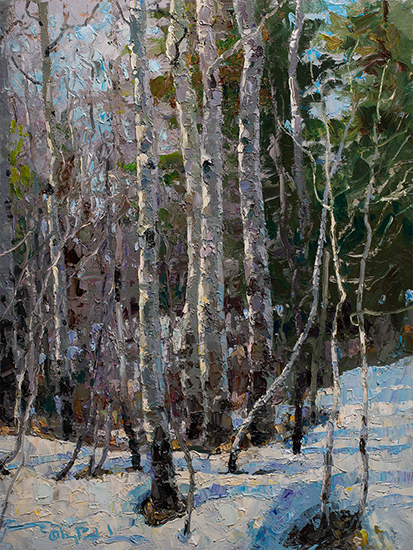 A Poem in February, 40 x 30", Oil, © Gregory Packard