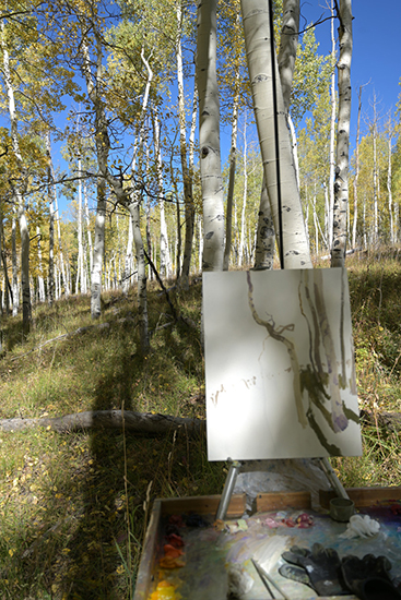 Plein Air Oil Painting Demo, Step 2, © Gregory Packard