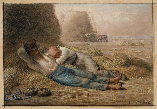 Noonday Rest, 1866, Jean Francois Millet