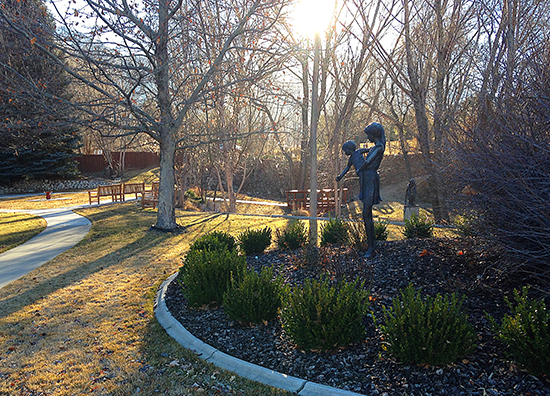 Sculpture garden at Adonis Bronze