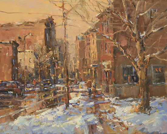 Green Street January oil © Jerry Smith