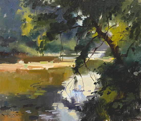 Heavenly Shade, Oil, © John Lasater