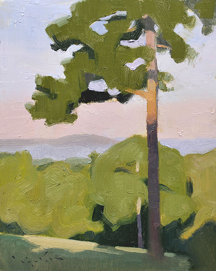 Ozark Morning 6, Oil, © John Lasater