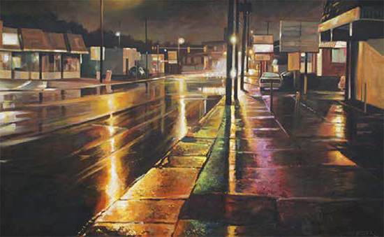 Under the Brine, 30 x 48", Acrylic, © Christopher Leeper