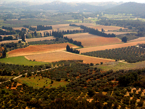 Photograph of the View from Les Baux