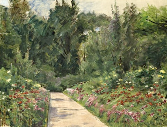 The Kitchen Garden in Wannsee to the West, 1922, Max Liebermann