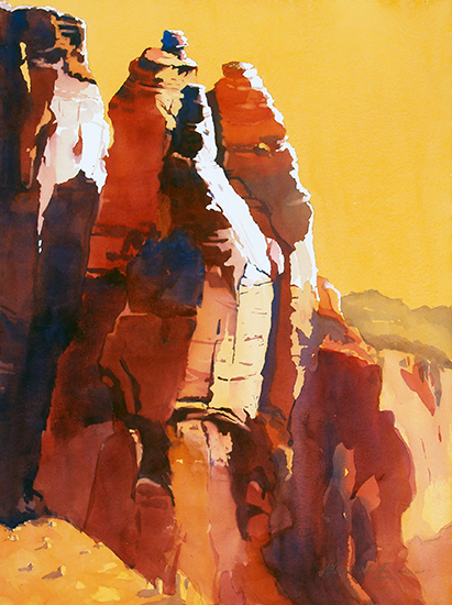 Red Rocks - Morning Light by Mark Mehaffey