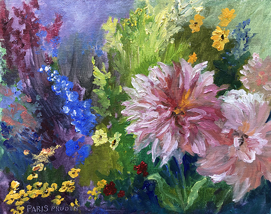 Garden Painting © Nancy Paris Pruden