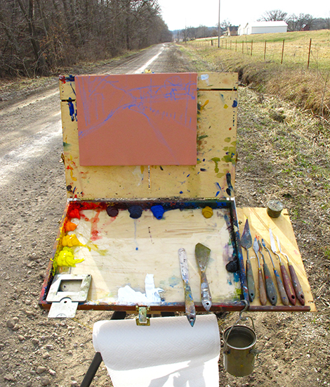 oil painting plein air with John Hulsey