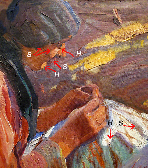 detail from Sorolla's Vision of Spain