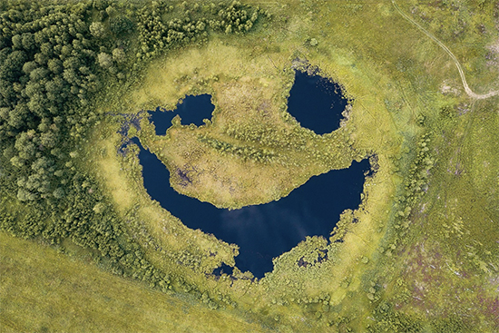Lakes of Meteoric Origin in the Vladimir oblast, Russia, Wikimedia Commons, Ted.ns