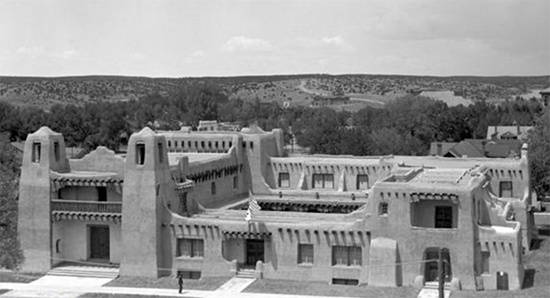 Photograph of the New Mexico Museum of Art ca. 1921