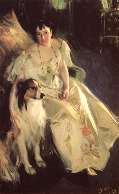 portrait of Virginia Bacon by Anders Zorn