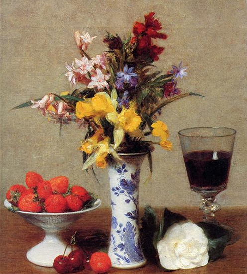 The Engagement Still Life 1869 Henri Fantin-Latour