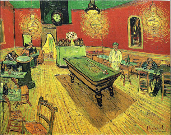 The Night Cafe, 1888, Vincent van Gogh
