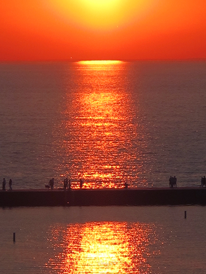 photo of Petoskey Harbor at Sunset