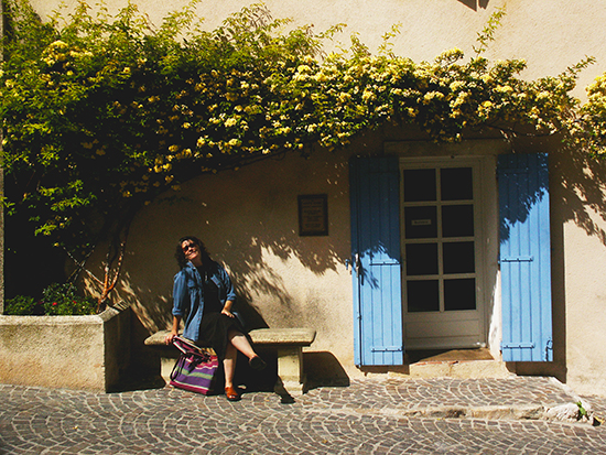 photo of Ann Trusty in France. © J. Hulsey