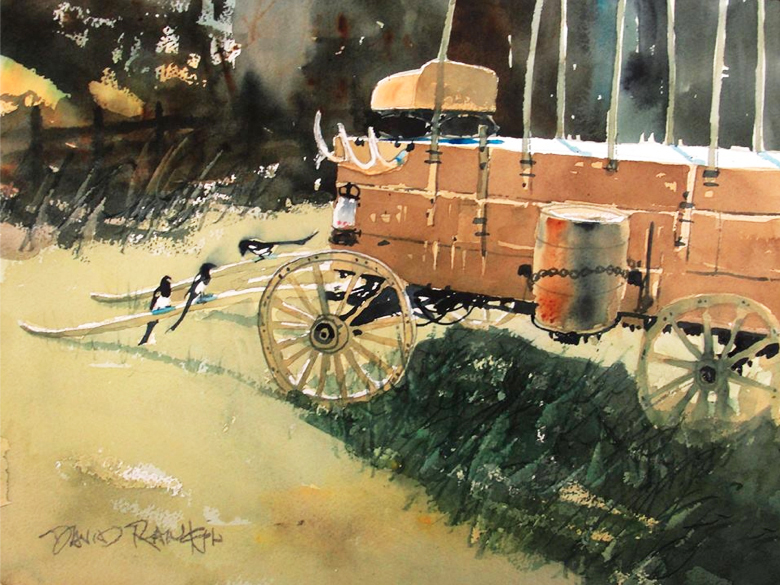 photo of watercolor by David Rankin