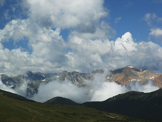 Photo of the view from Trail Ridge Road by John Hulsey