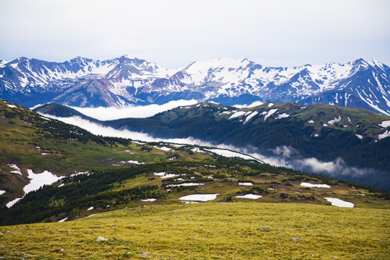 Photo of the View from the Gore Range pull out by John Hulsey