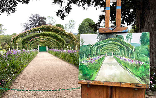 Painting in Monet's Gardens © Eric Santoli