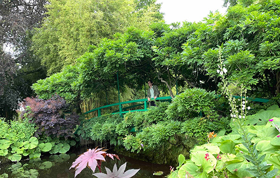 Photograph of the Bridge in Monet's Gardens © Eric Santoli