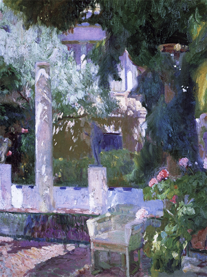 Rose Bush at the Sorolla House, 1918, Joaquin Sorolla