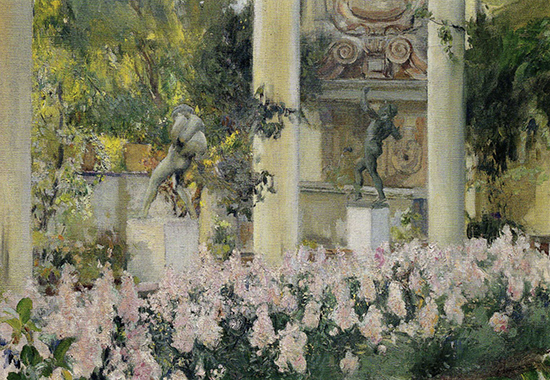 Wallflowers in the Garden - Sorolla's House,1918, Joaquin Sorolla