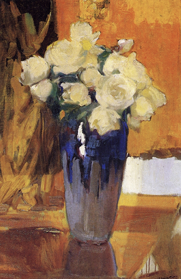 White Roses from the House Garden, 1919, Joaquin Sorolla