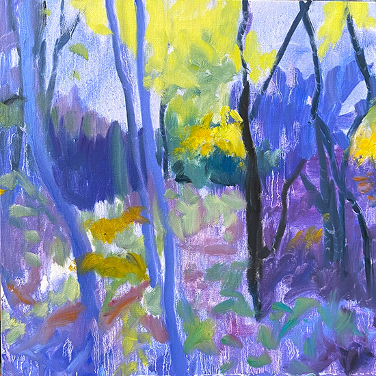 Step 3, Walk with Me, Oil Painting Demo, © JM Hulsey