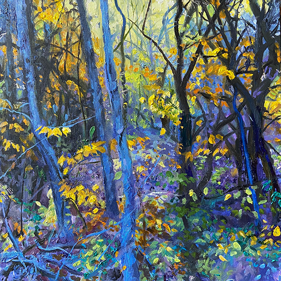 Walk with Me Step by Step Oil Painting Demo © JM Hulsey