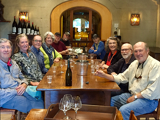 Photo of Tasting Room at Mont Redon winery, Provence, France.© J. Hulsey