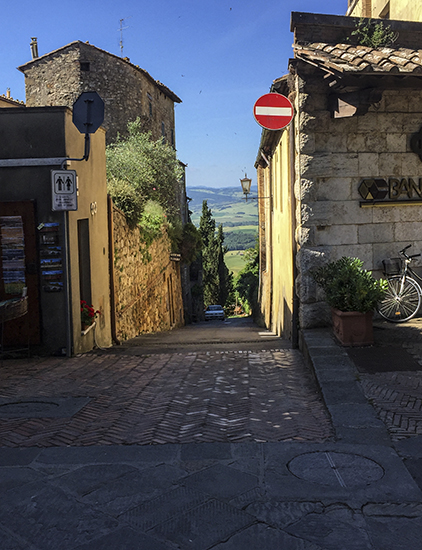 Photo of Pienza, Italy. © J. Hulsey