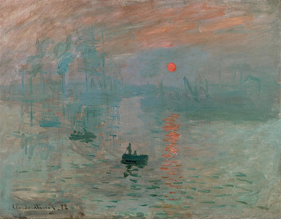 Impression, Sunrise, 1872, Claude Monet