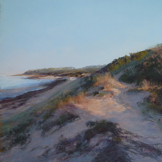 Oleron la Cotiniere, 32 x 32 cm, Pastel, © Sophie Amauger