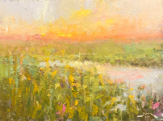 New Day Breaking, 12 x 16", Oil, © Dan Beck