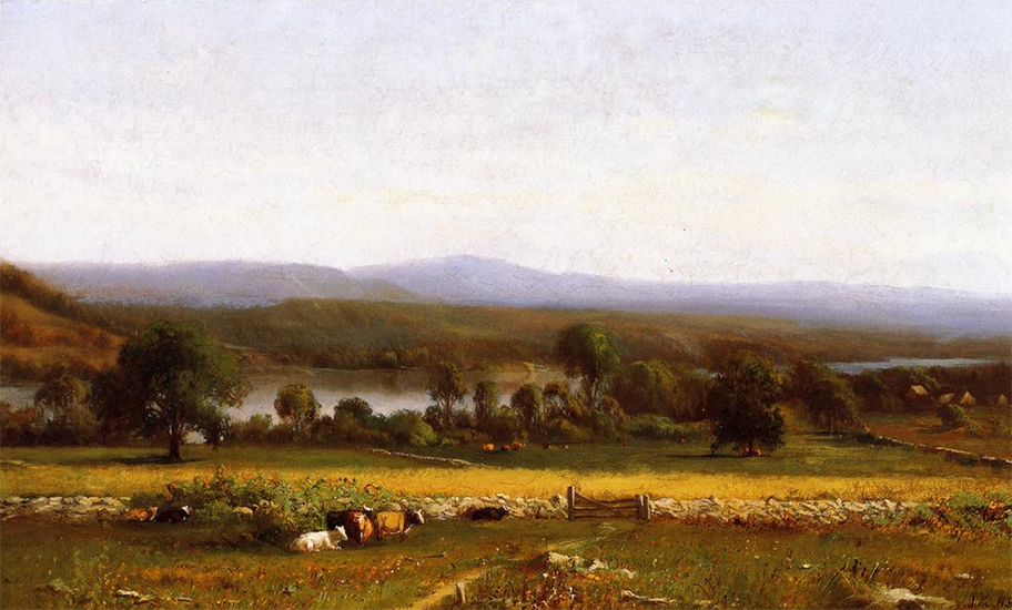 Farm on the Hudson, 1861, Julie Beers
