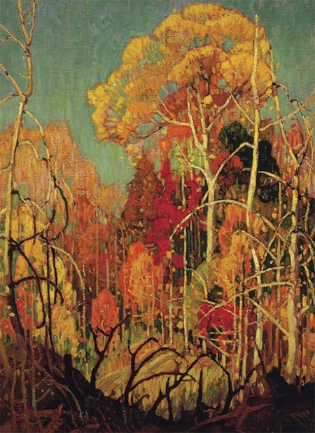 Autumn in Orilla, 1924, Franklin Carmichael