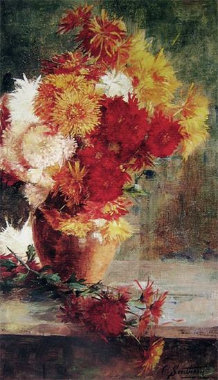 Chrysanthemums, 1892, Clara Southern