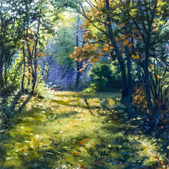 oil landscape painting by John Hulsey