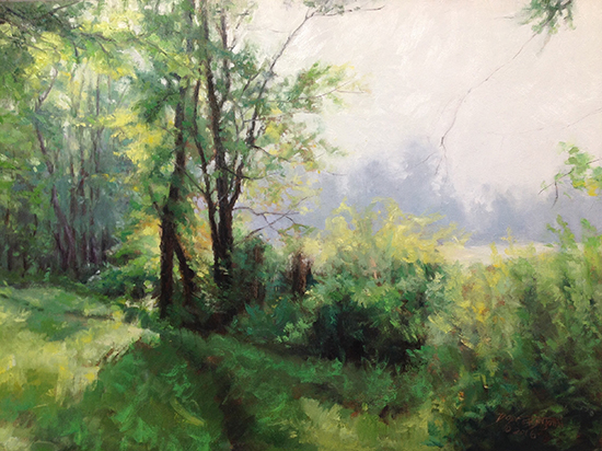Foggy Morning, 16 x 20", Oil, © Doreen St. John
