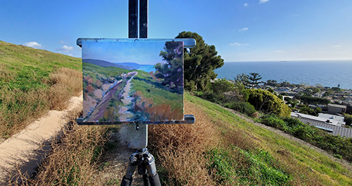 landscape oil painting © Fernando Micheli