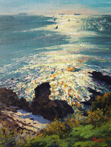landscape oil painting © Fernando Micheli