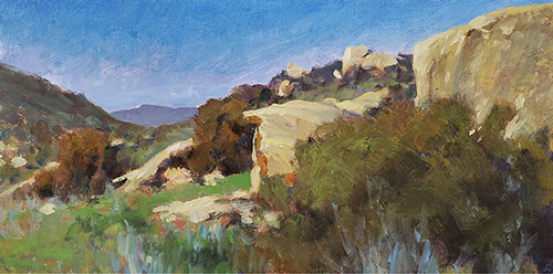 landscape oil painting © Fernando Micheli
